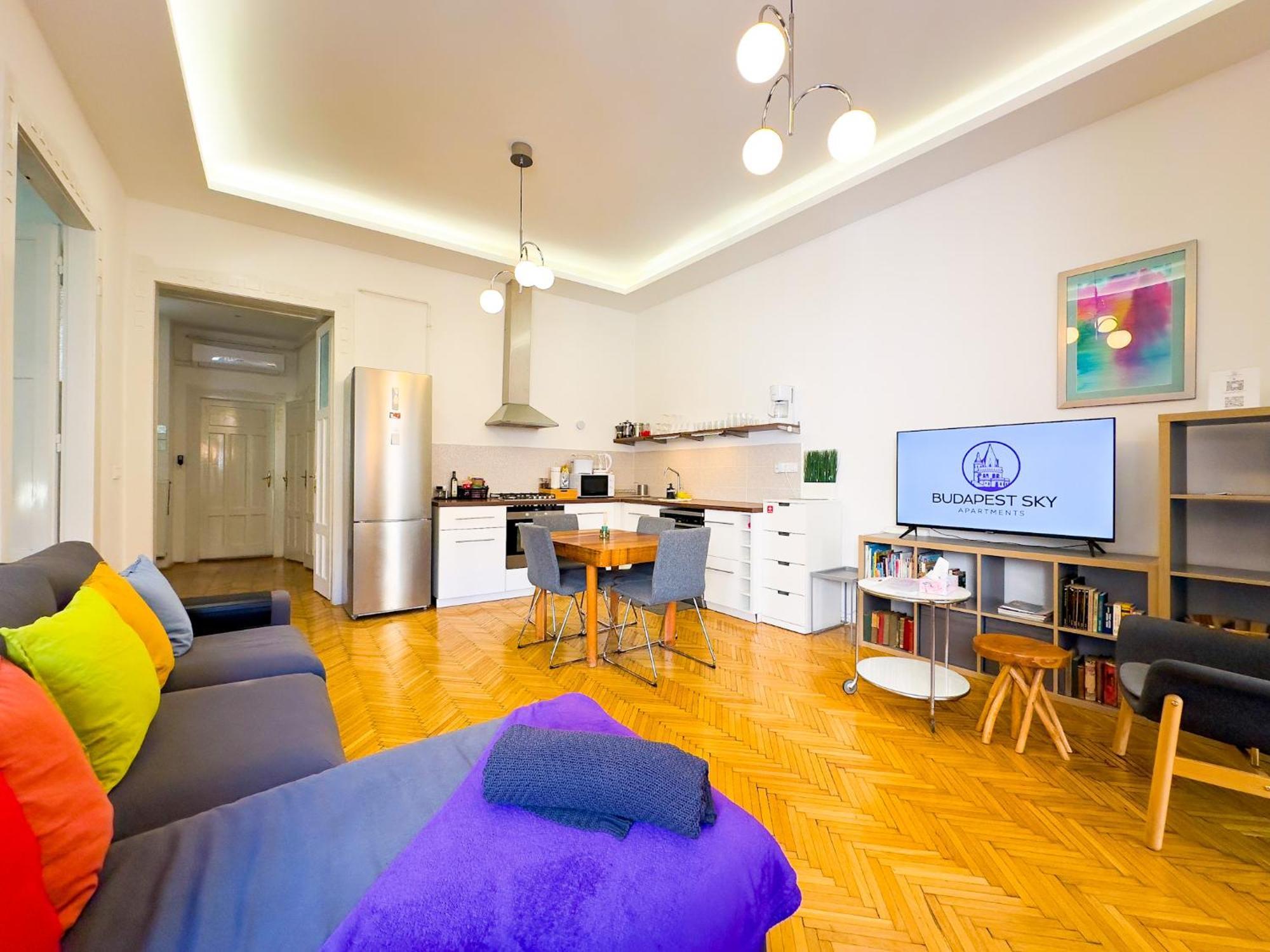 Spacious 4Br Oasis In Central Budapest - Bp Sky 外观 照片